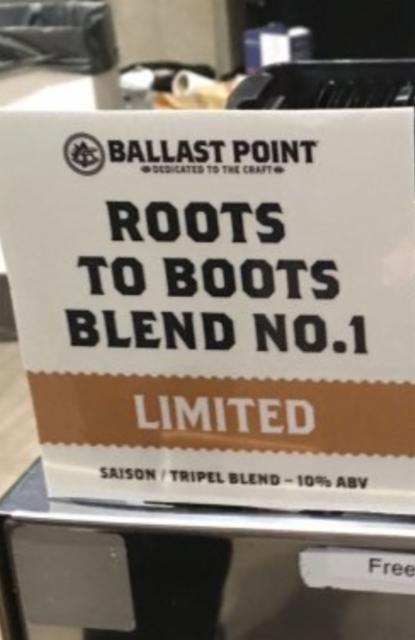 Roots To Boots Blend - Saison and Tripel 9.8%, Ballast Point Brewing Company, United States