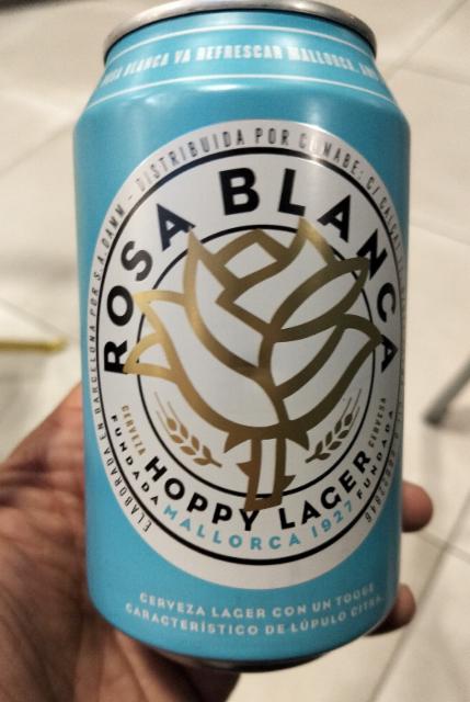 Rosa Blanca Hoppy Lager 4.8%, Rosa Blanca, Spain