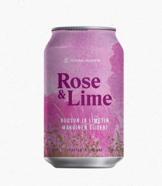 Rose & Lime Cider 5.0%, Nokian Panimo, Finland