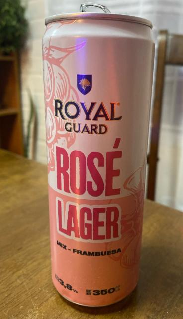 Rosé lager de Royal Guard 3.8%, Compañia Cervecerias Unidas CCU Chile, Chile