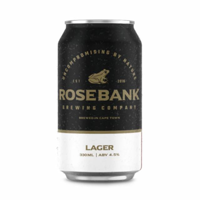 Rosebank Lager 4.5%, Saggy Stone Brewing Co., South Africa