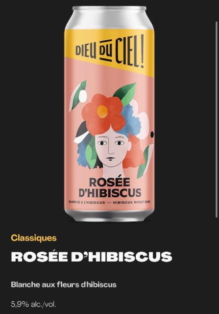 Rosee d'hihiscus 5.9%, Brasserie Dieu du Ciel!, Canada