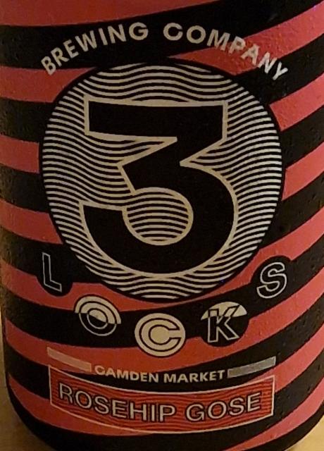 Rosehip Gose 4.5%, 3 Locks Brewery, England