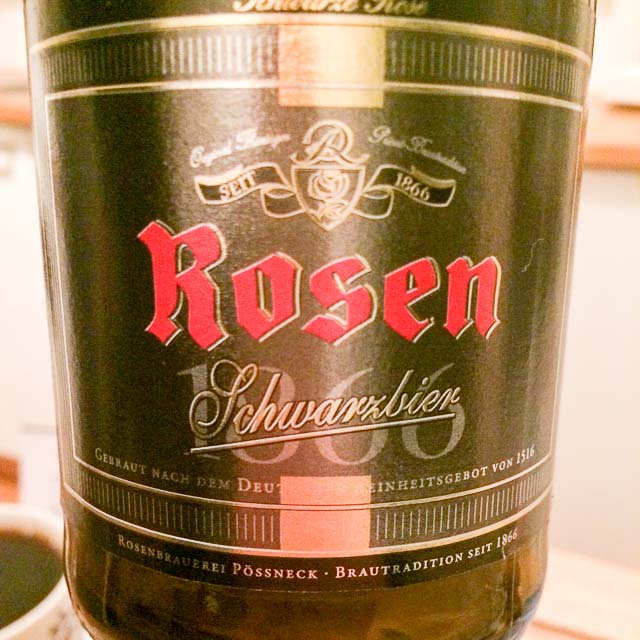 Rosen Schwarzbier 4.9%, Rosenbrauerei Pößneck, Germany