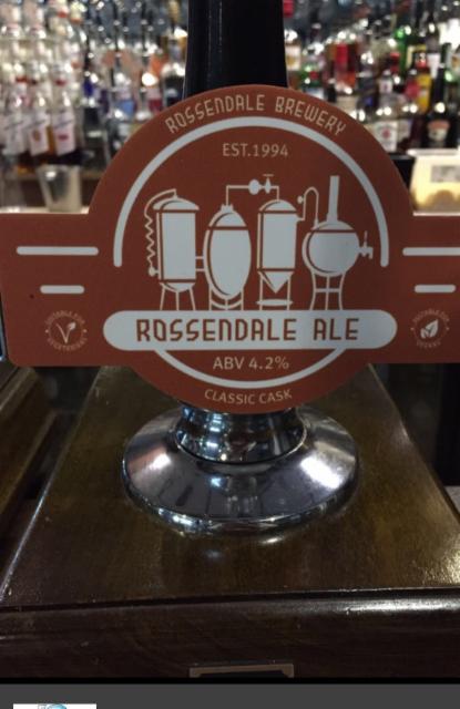 Rossendale Ale 4.2%, Rossendale Brewery, England