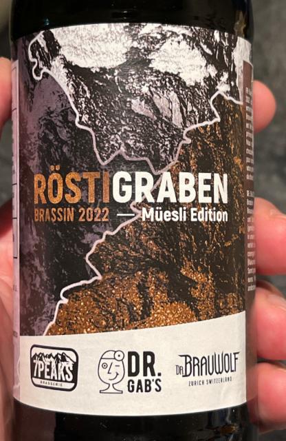 Röstigraben Brassin 2022 – Müesli Edition 6.3%, Brasserie Docteur Gab's, Switzerland
