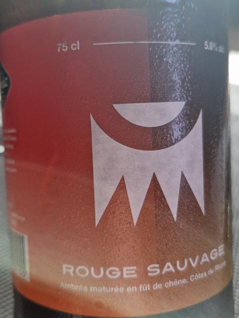 Rouge Sauvage 5.8%, Brasserie Thiriez, France