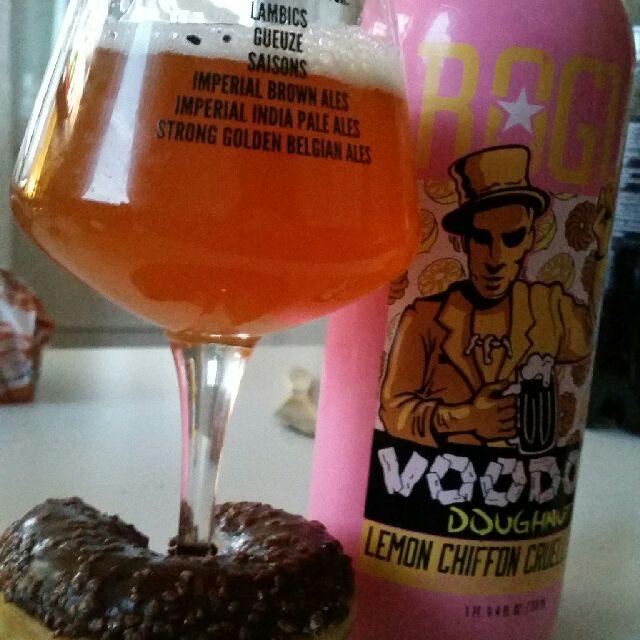 Voodoo Doughnut Lemon Chiffon Crueller Ale 6.9%, Rogue Ales, United States