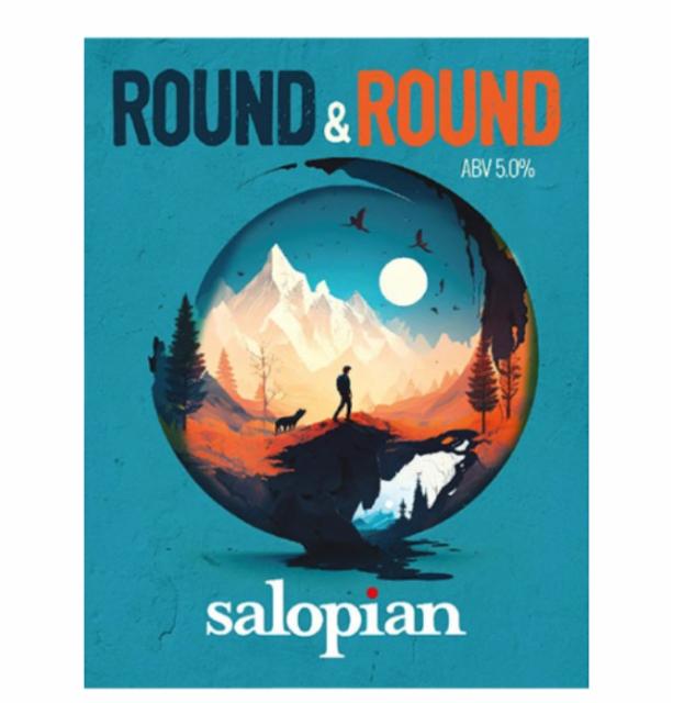 Round & Round 5.0%, Salopian Brewery, England