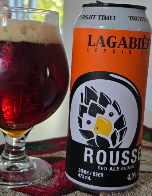 Rousse 4.9%, Lagabière Brasserie Artisanale, Canada