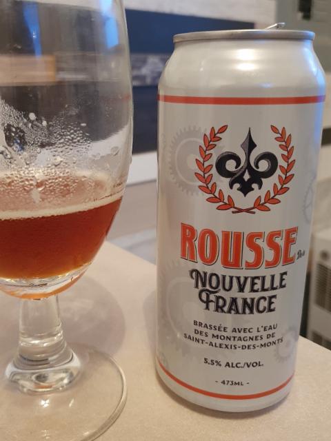 Rousse de la nouvelle france 5.5%, Microbrasserie Nouvelle France, Canada