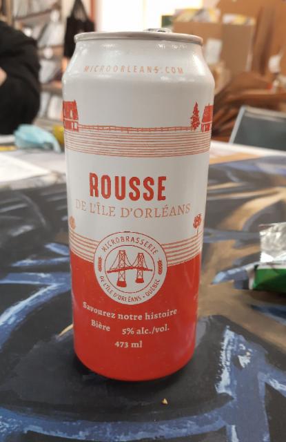 rousse de l'ile d'orlean 5.0%, Microbrasserie de L'Île d'Orléans (Brouwerij Haacht Brasserie), Canada