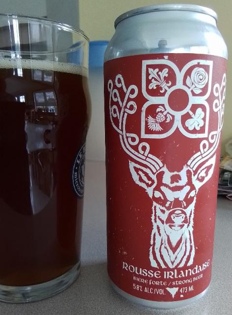 Rousse Irlandaise 5.8%, Microbrasserie 4 Origines, Canada