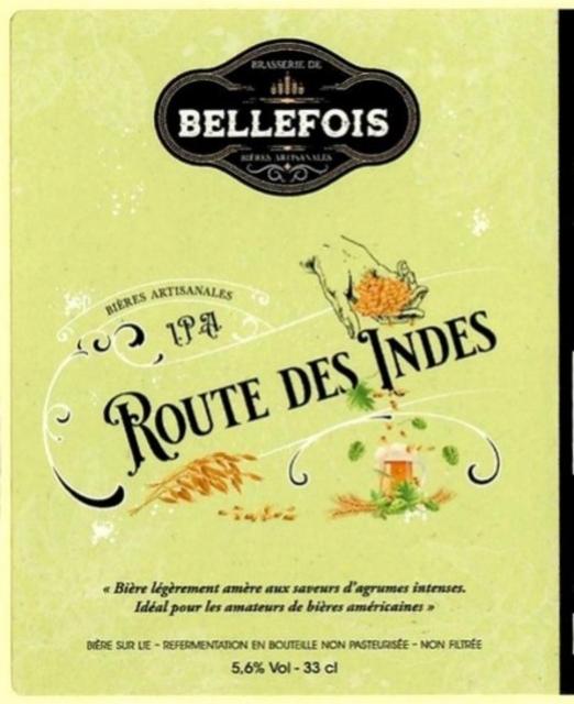 Route Des Indes 5.6%, Brasserie De Bellefois, France