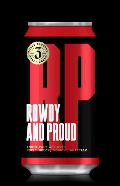 rowdy and proud 6.0%, Three Taverns Craft Brewery, United States