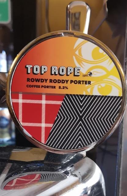 Rowdy Roddy Porter 5.2%, Top Rope Brewing, England