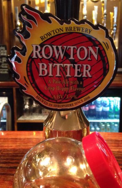 Rowton Bitter 3.9%, Rowton Brewery, England