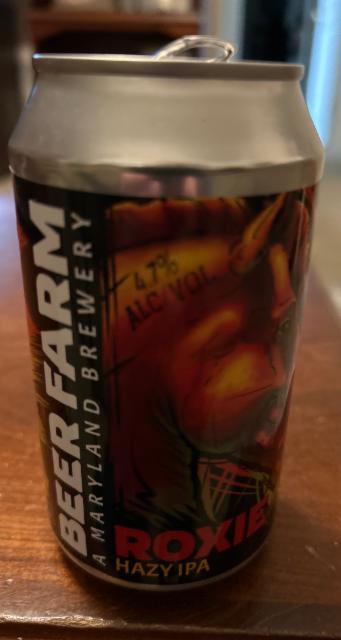 Roxie Hazy IPA 4.7%, Brookeville Brewing LLC, United States