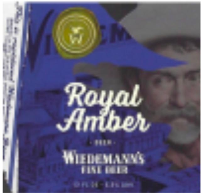 Royal Amber 5.2%, Geo. Wiedemann Brewing Company, United States