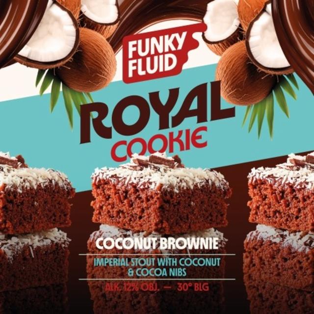 Royal Cookie: Coconut Brownie 12.0%, Funky Fluid, Poland