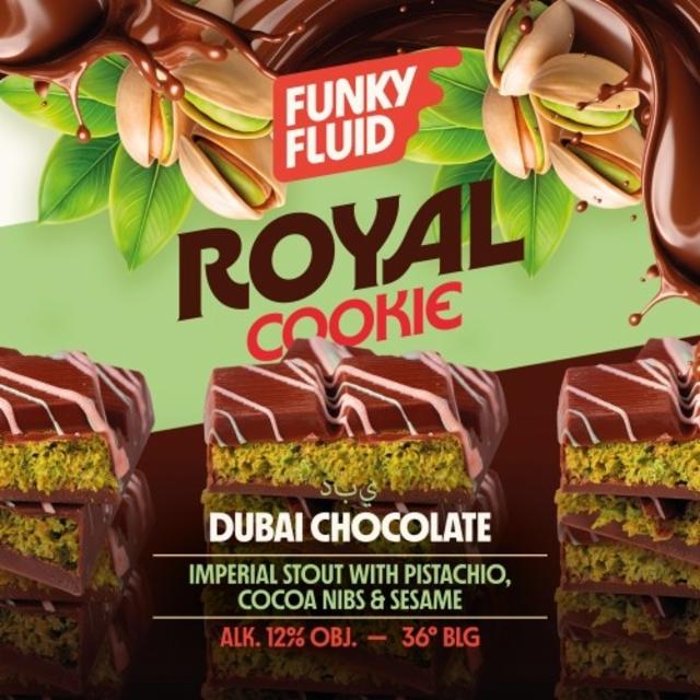 Royal Cookie: Dubai Chocolate 12.0%, Funky Fluid, Poland