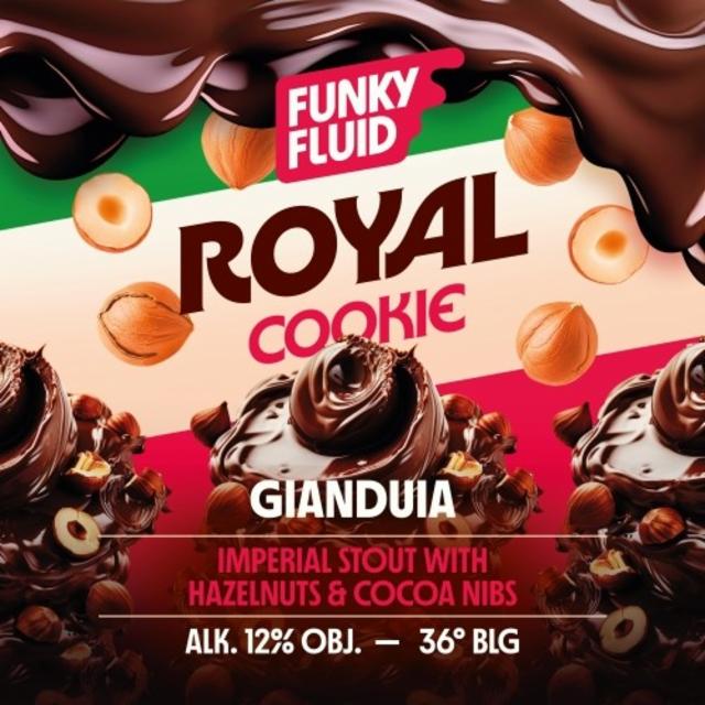 Royal Cookie: Gianduia 12.0%, Funky Fluid, Poland