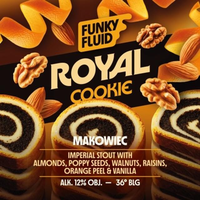 Royal cookie: Makowiec 12.0%, Funky Fluid, Poland
