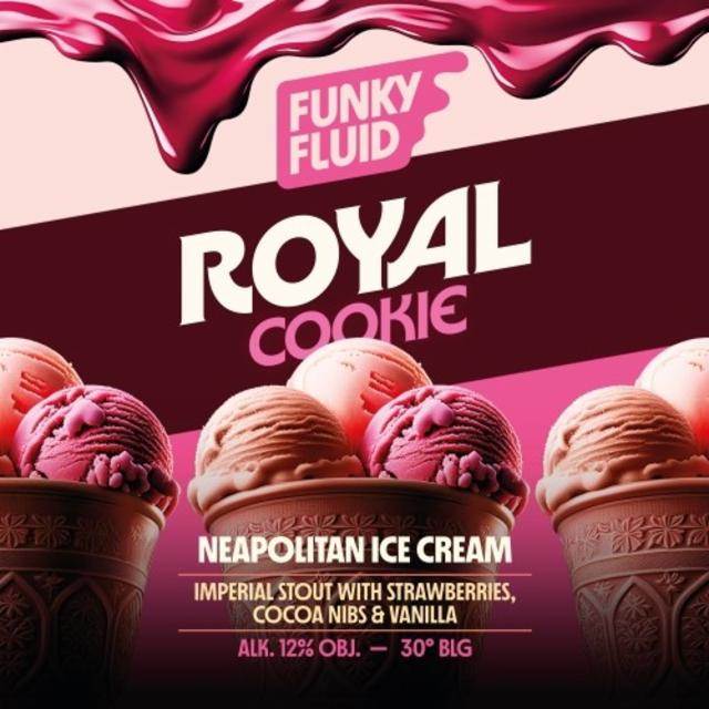 Royal Cookie: Neapolitan Ice Cream 12.0%, Funky Fluid, Poland