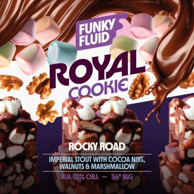 Royal Cookie: Rocky Road 12.0%, Funky Fluid, Poland