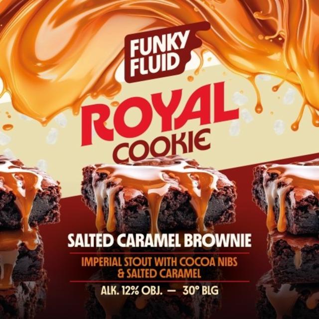 Royal Cookie: Salted Caramel Brownie 12.0%, Funky Fluid, Poland