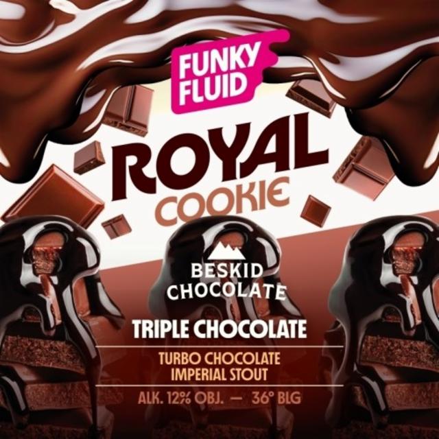 Royal Cookie: Triple Chocolate 12.0%, Funky Fluid, Poland