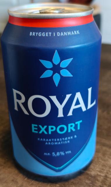 Royal export 5.8%, Royal Unibrew, Denmark