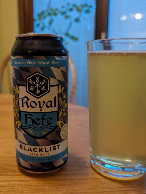 royal hefe, Blacklist Brewing Company