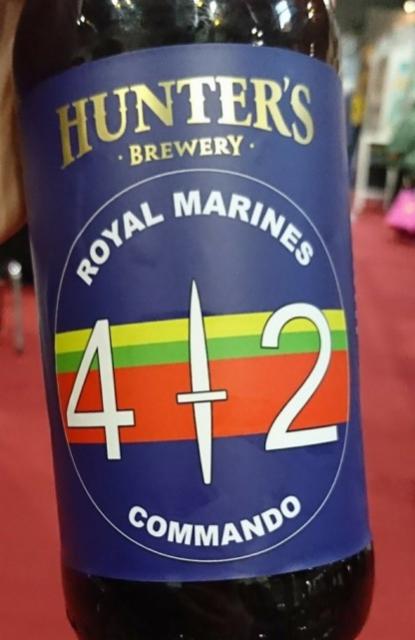 Royal Marines 42 Commando 4.0%, Hunter's Brewery, England