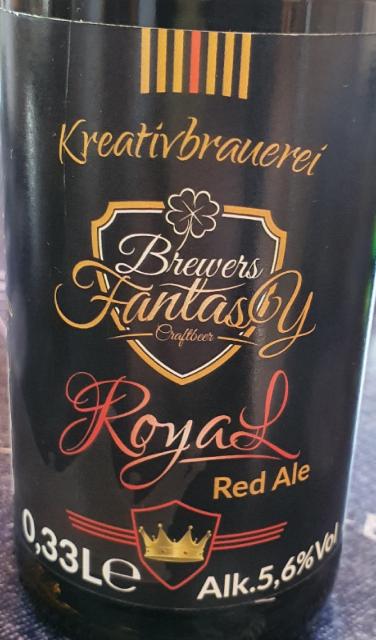 Royal Red Ale 5.6%, Kreativbrauerei Brewers Fantasy, Germany