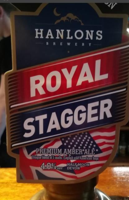 Royal Stagger 4.0%, Hanlons Brewery, England