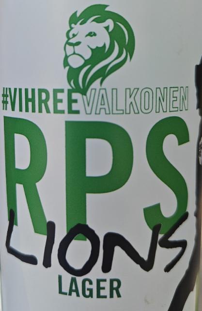 RPS Lions Lager 4.6%, RPS Brewing, Finland