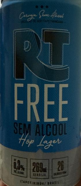 RT Free Hop Lager 0.0%, CERVEJARIA PINELLI LTDA, Brazil