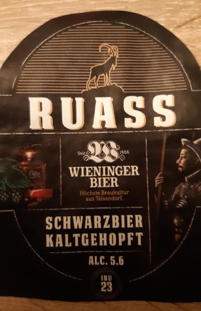 Ruass 5.6%, Privatbrauerei M.C. Wieninger, Germany