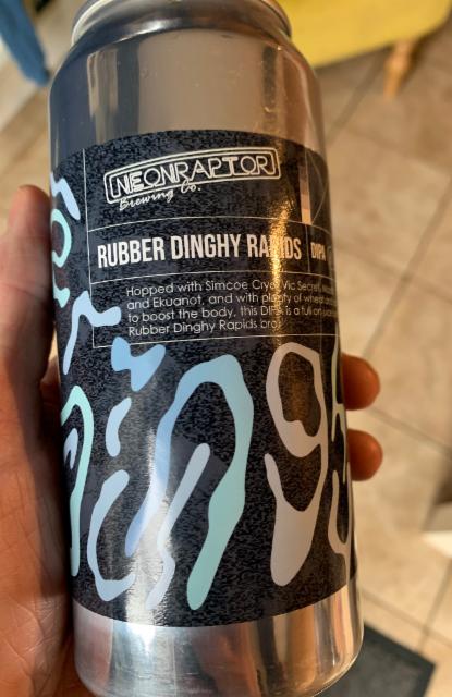 Rubber Dinghy Rapids 8.0%, Neon Raptor Brewing Co., England