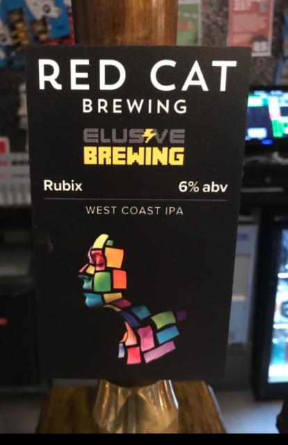 Rubix 6.0%, Red Cat Brewery, England
