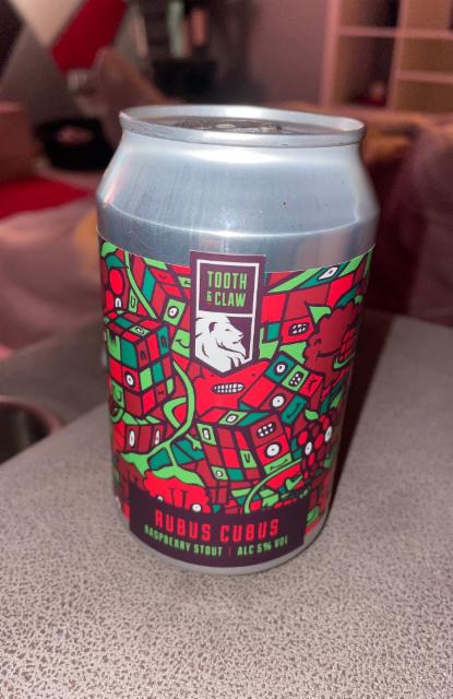Rubus Cubus 5.0%, Tooth & Claw Brewing, England