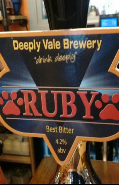 Ruby 4.2%, Deeply Vale Brewery, England