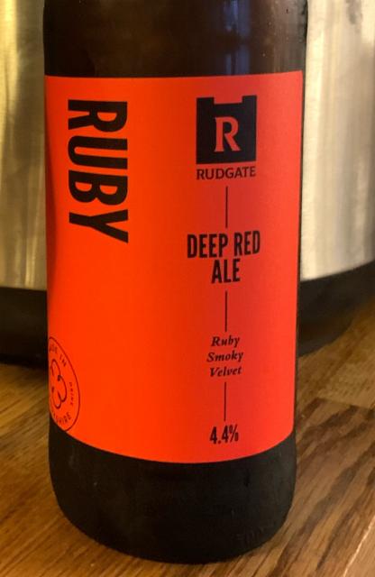 Ruby 4.4%, Rudgate Brewery, England