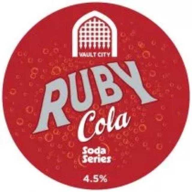 Ruby cola soda series 4.5%, Vault City Brewing, Scotland