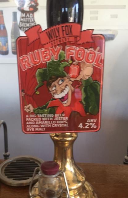 Ruby Fool 4.2%, Wily Fox Brewery Limited, England