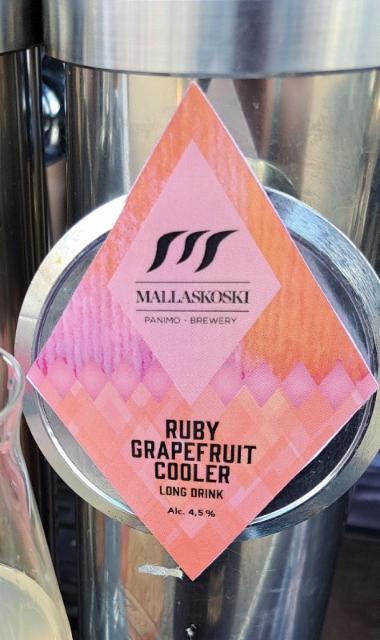 ruby grapefruit cooler 4.5%, Mallaskosken Panimo, Finland