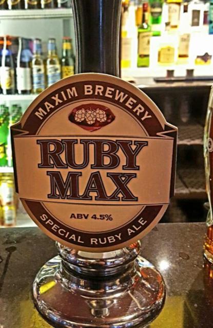 Ruby Max 4.5%, Maxim Brewery, England