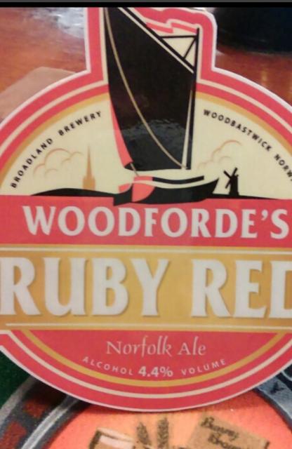 Ruby Red 4.4%, Woodforde's Brewery, England