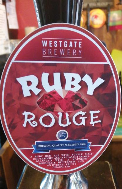 Ruby Rouge 4.2%, Westgate Brewery, England